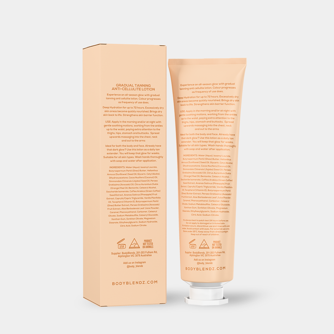 Face & Body Gradual Tanning Anti-Cellulite Lotion